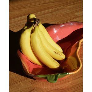 Large Ceramic Hand Painted Chili Pepper Bowl